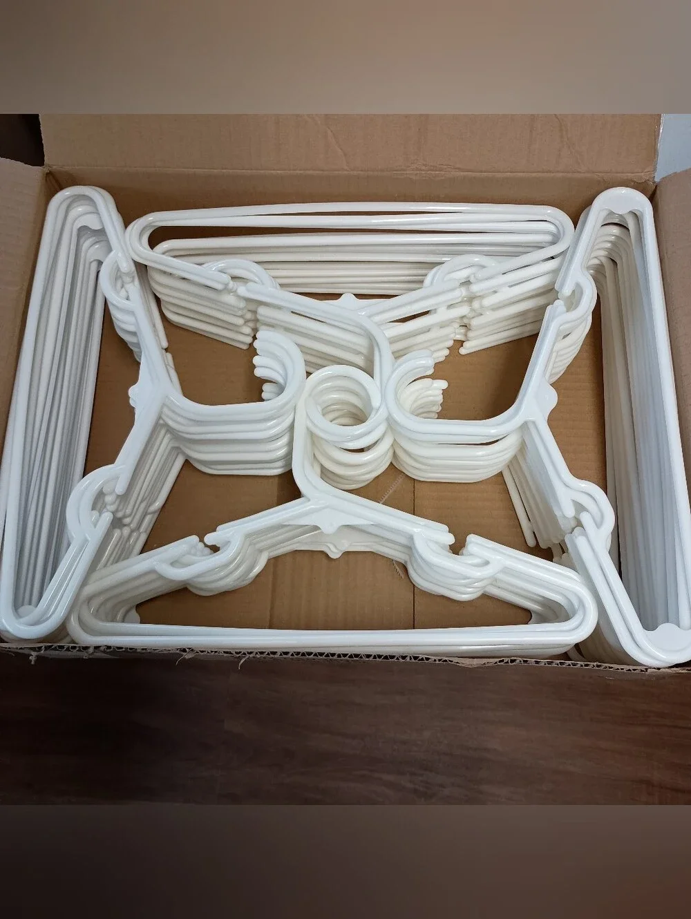 Kids Hangers Lot White Plastic Infant Toddler Little Kids Delta Children -77 PCS